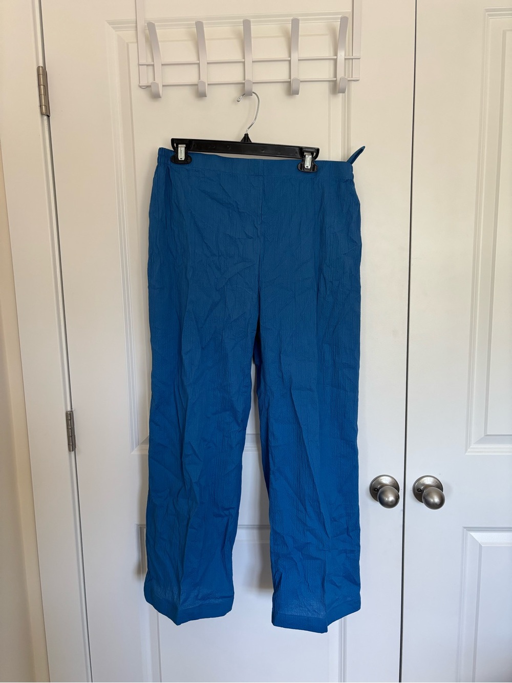 Women’s Bright Blue Straight-Leg Chinos